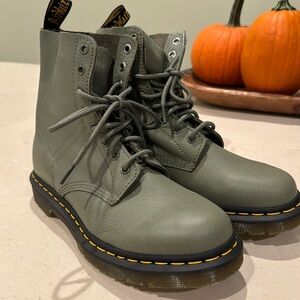 Khaki Green Dr Martens 1460 Pascal (Women's)